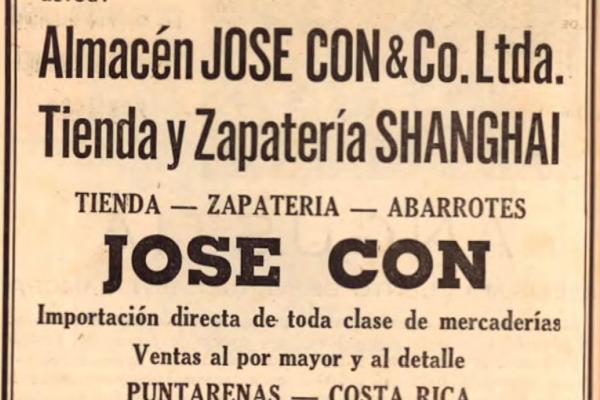 8. Almacén JOSE CON & Co Ltda. Tienda y Zapatería SHANGHAI - José Con